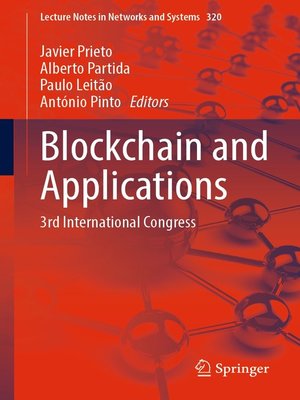 cover image of Blockchain and Applications